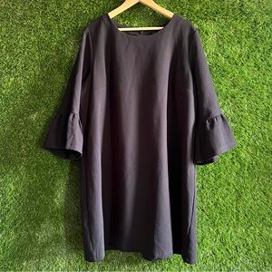 City Chic XL 22 Ruffle Sleeve Dress Plus Curvy